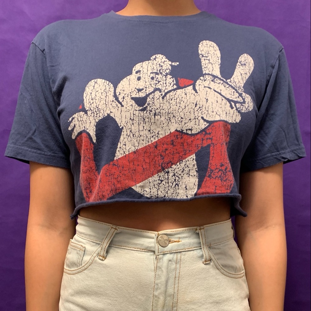 Vintage Ghostbusters Crop Top